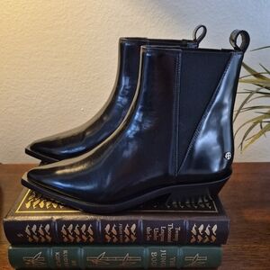 Anine Bing Black Patent Leather NEW Boot